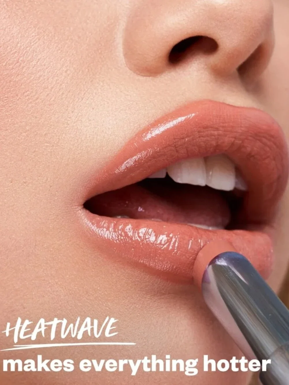 Kosas Moisturizing Lip Shine - Heatwave- Neutral Rosey Beige - Tinted Lip Balm